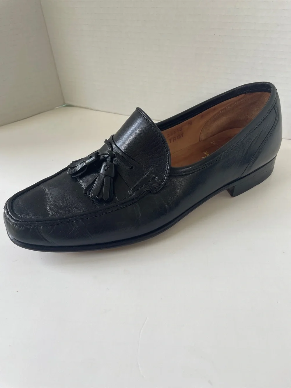 Bruno Magli Black Tassel Loafers 8